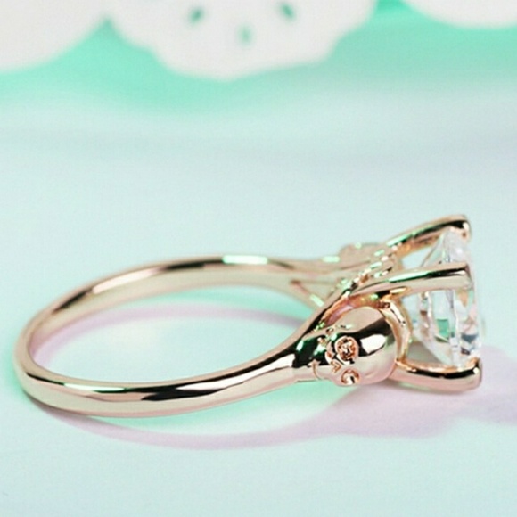 Punk skull style ring 4CT Zircon 925 SP - Picture 7 of 7